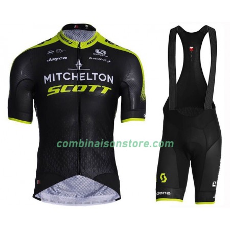 Combinaison Cycliste + Cuissard à Bretelles 2019 Mitchelton-Scott N001